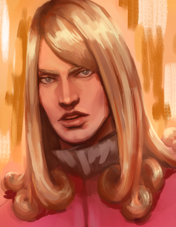 portrait of funny valentine from jojo's bizarre adventure