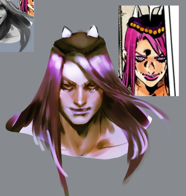 annasui from jojo's bizarre adventure looking scary